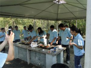 BBQ u parku Gucun, jesen 2014